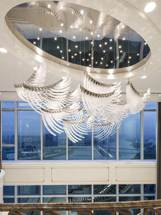 Tiered Lustre Palmettes Luxueux Postmoderne