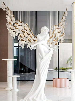 Tiered Lustre Palmettes Luxueux Postmoderne