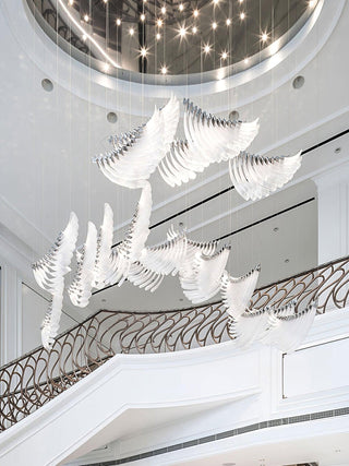 Tiered Lustre Palmettes Luxueux Postmoderne