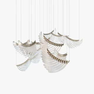 Tiered Lustre Palmettes Luxueux Postmoderne