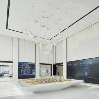 Tiered Lustre Palmettes Luxueux Postmoderne