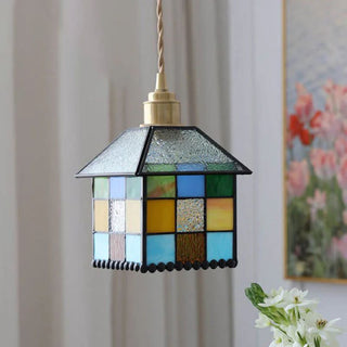 Tiffany Moderne LED Suspension Verre Chambre À Coucher