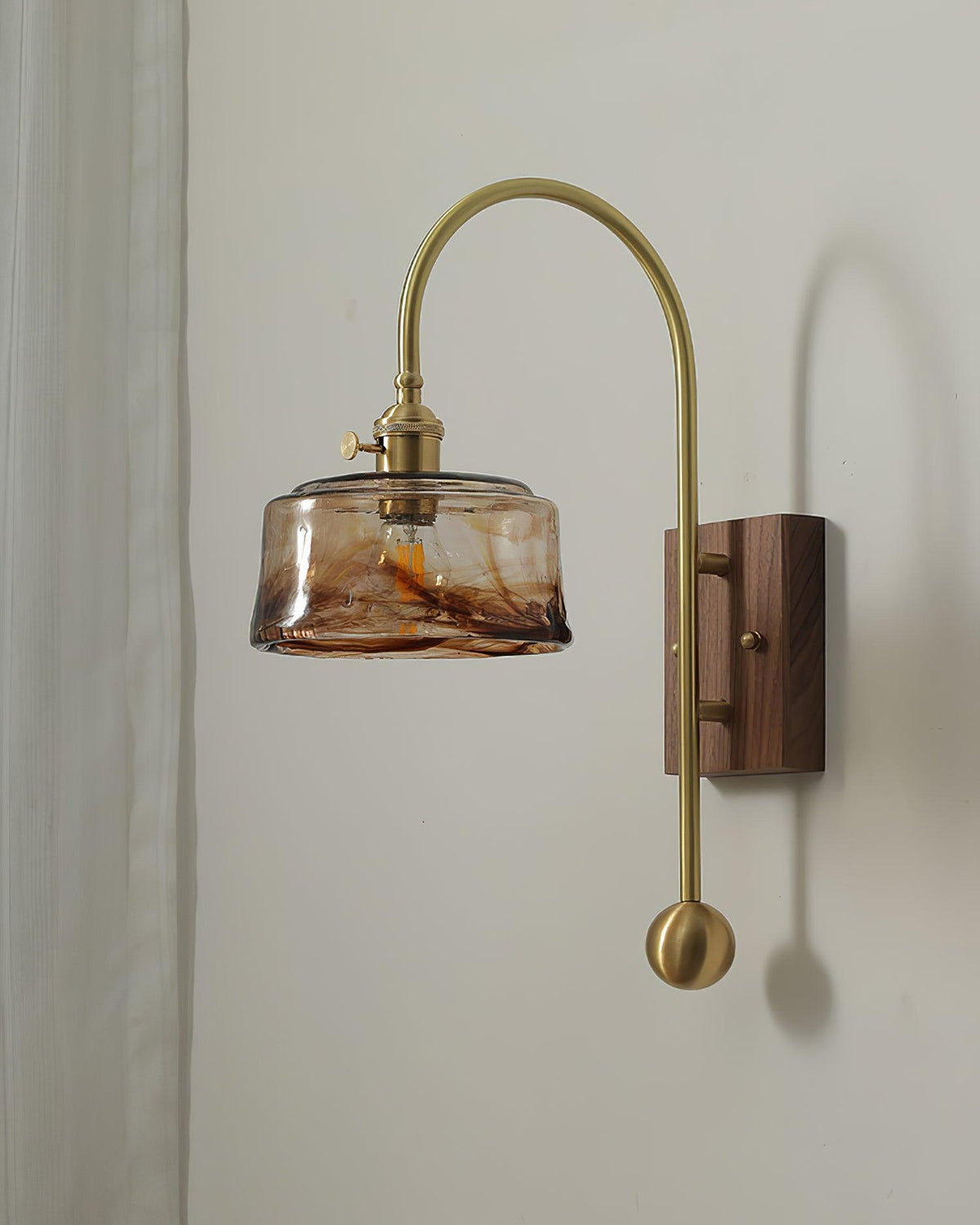 Vorelle Vintage Stained Wall Light-Neutral Decor