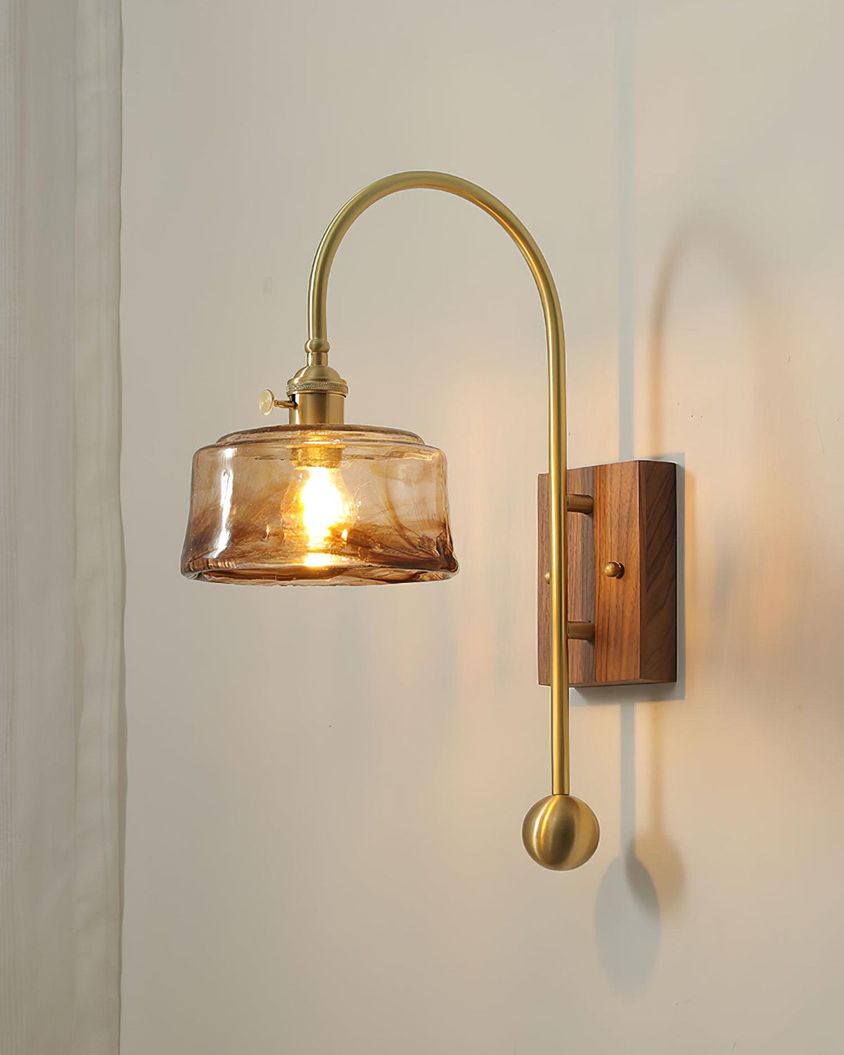 Vorelle Vintage Stained Wall Light-Neutral Decor