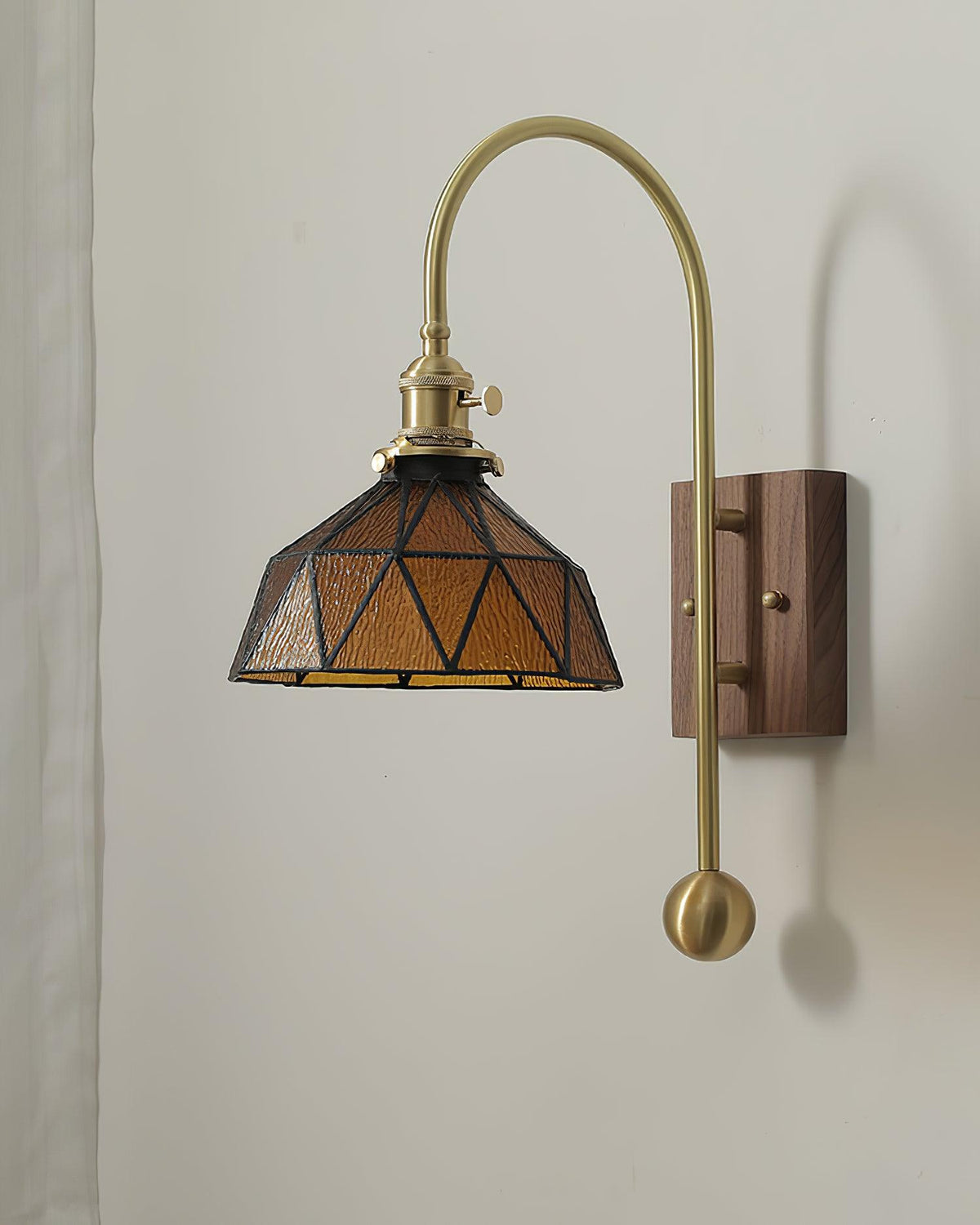 Vorelle Vintage Stained Wall Light-Neutral Decor