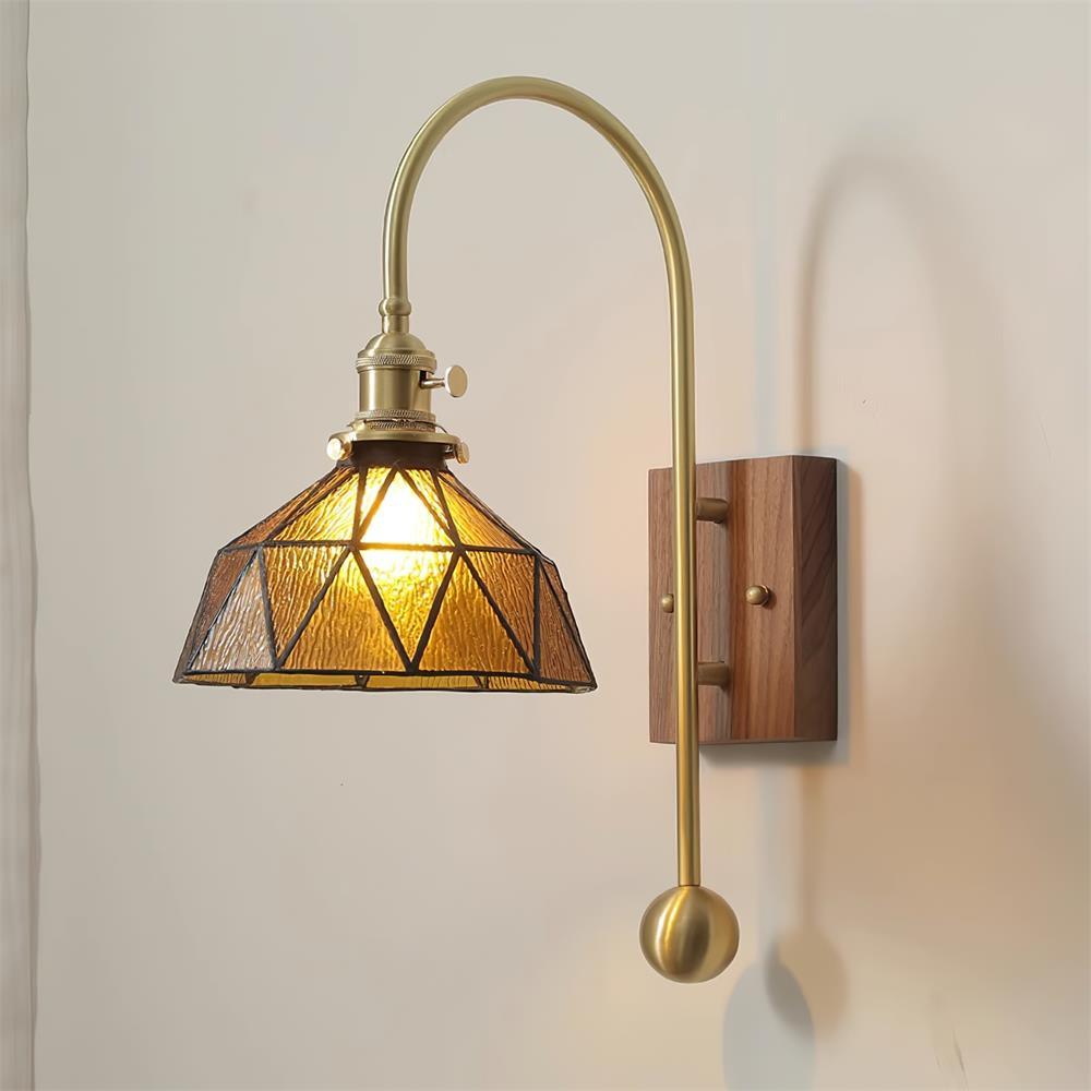 Vorelle Vintage Stained Wall Light-Neutral Decor