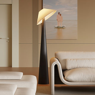 Apex Lampadaire en Bois Taperé