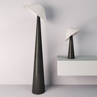Apex Lampadaire en Bois Taperé