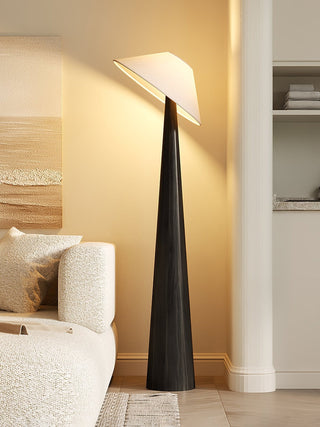 Apex Lampadaire en Bois Taperé