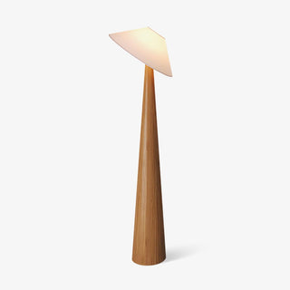 Apex Lampadaire en Bois Taperé