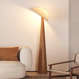Apex Lampadaire en Bois Taperé