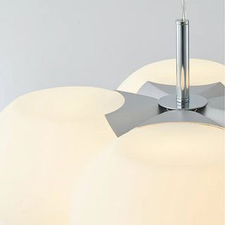 Valentina Minimaliste Sphère Suspension Blanc Métal/Acrylique Salle À Manger