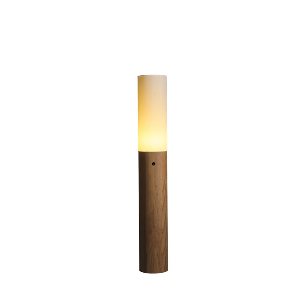 Viraalia Lampadaire en Colonne de Bois