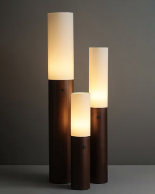 Viraalia Lampadaire en Colonne de Bois