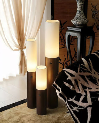 Viraalia Lampadaire en Colonne de Bois