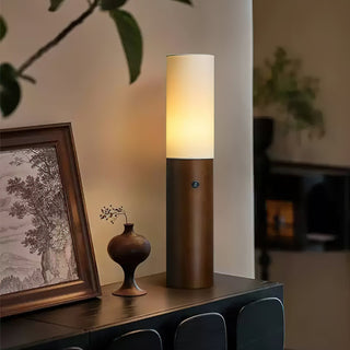 Viraalia Lampadaire en Colonne de Bois