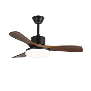 Plafonnier Ventilateur Darian Minimaliste en Bois