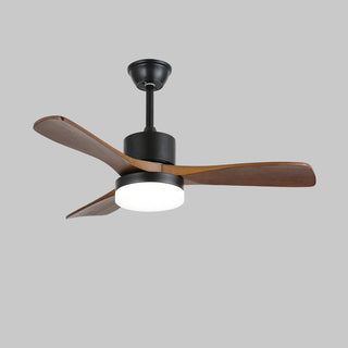 Plafonnier Ventilateur Darian Minimaliste en Bois