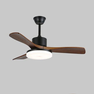 Plafonnier Ventilateur Darian Minimaliste en Bois