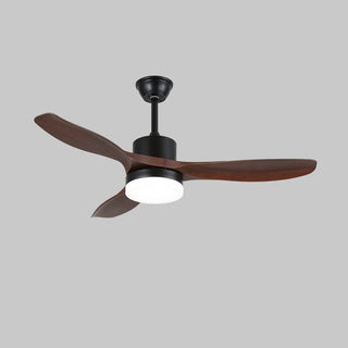 Plafonnier Ventilateur Darian Minimaliste en Bois