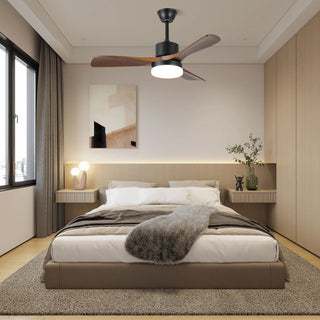 Plafonnier Ventilateur Darian Minimaliste en Bois