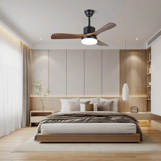 Plafonnier Ventilateur Darian Minimaliste en Bois
