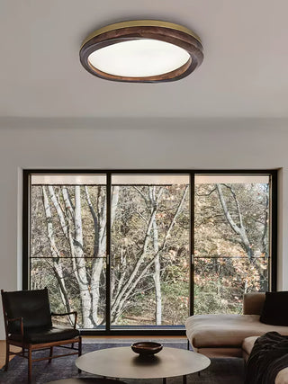 Artalis Noyer Bois Applique Plafond
