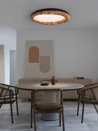 Artalis Noyer Bois Applique Plafond