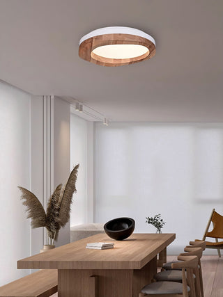Artalis Noyer Bois Applique Plafond