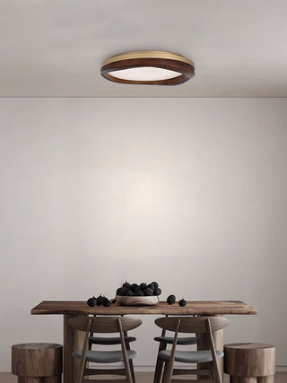 Artalis Noyer Bois Applique Plafond