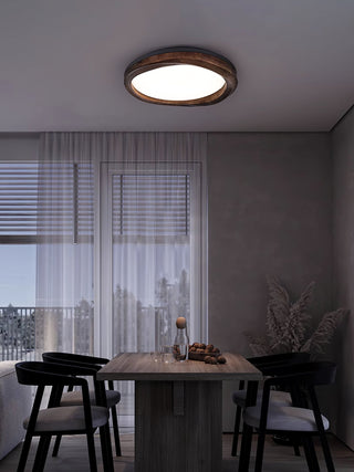 Artalis Noyer Bois Applique Plafond