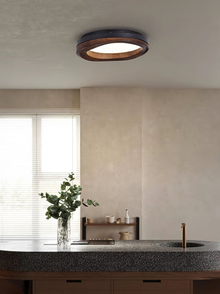 Artalis Noyer Bois Applique Plafond