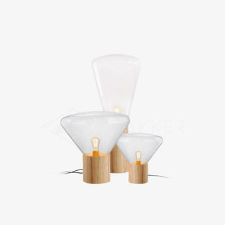 Sylirella Minimaliste Lampe de Table Bois