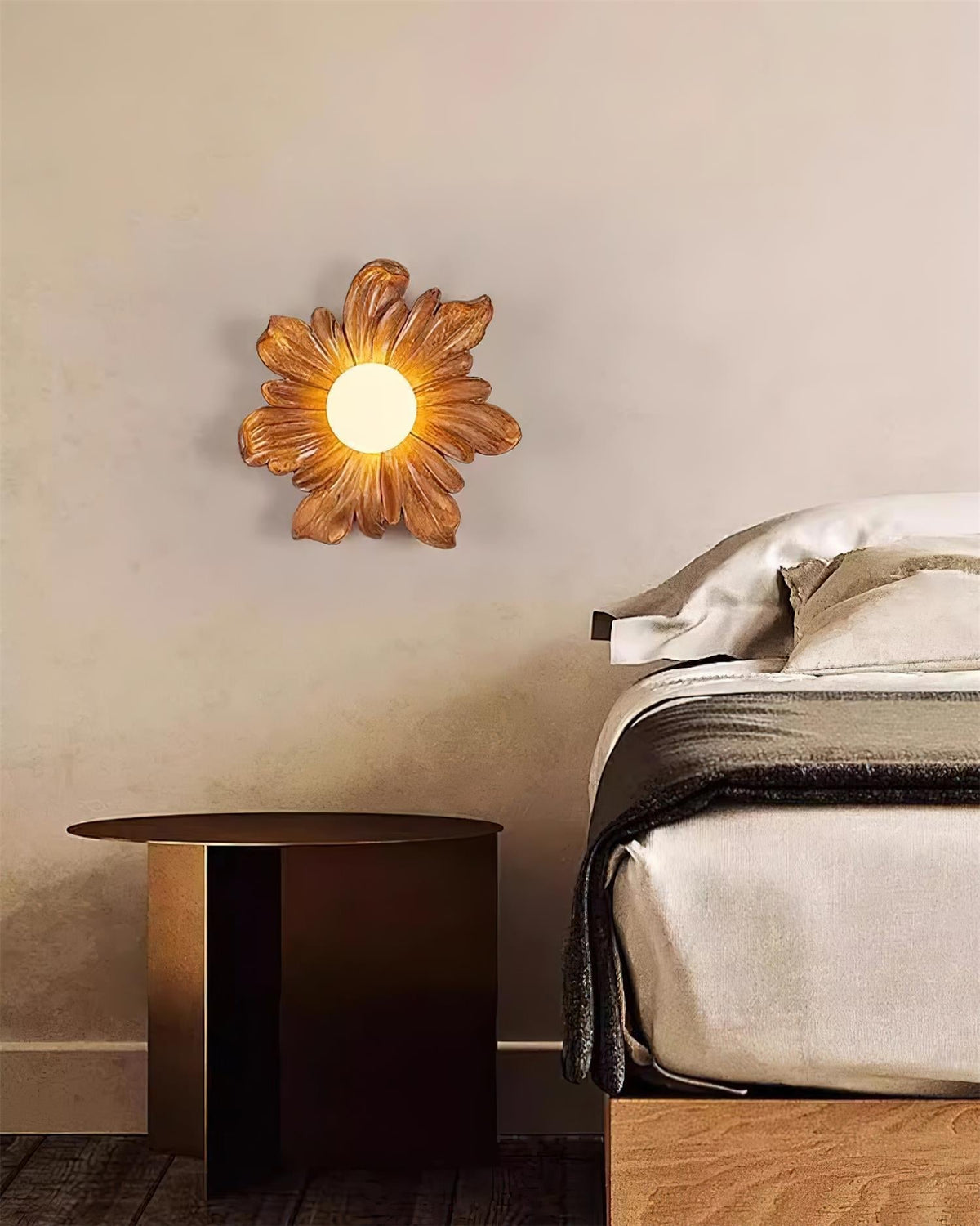 Tina Flower Wall Lamp-Neutral Decor