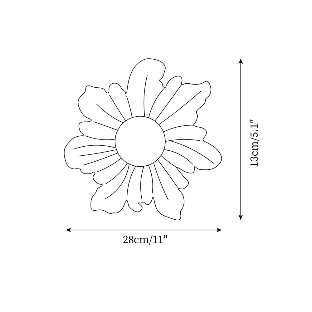 Tina Flower Wall Lamp-Neutral Decor