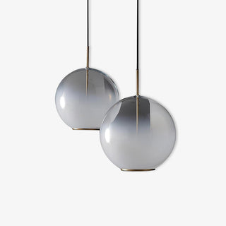 Lustra Suspension en Verre Gris Fumé