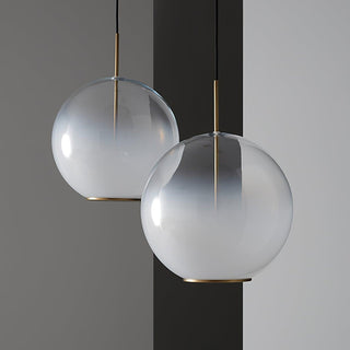 Lustra Suspension en Verre Gris Fumé