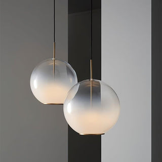 Lustra Suspension en Verre Gris Fumé
