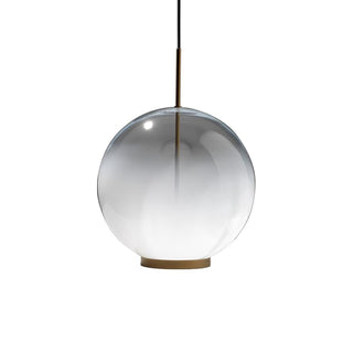Lustra Suspension en Verre Gris Fumé