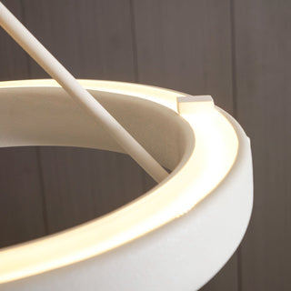 Tinsley Plaster Chandelier-Neutral Decor