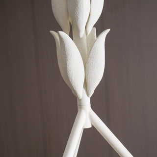 Tinsley Plaster Chandelier-Neutral Decor