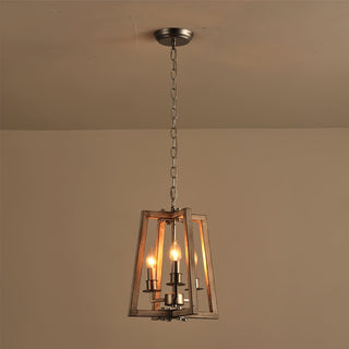 Tinsley Ancien Ouvrir Cadre Bois Lumière Pendentif