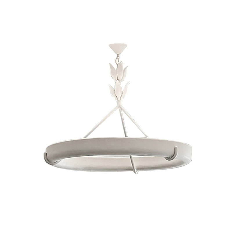 Tinsley Plaster Chandelier-Neutral Decor