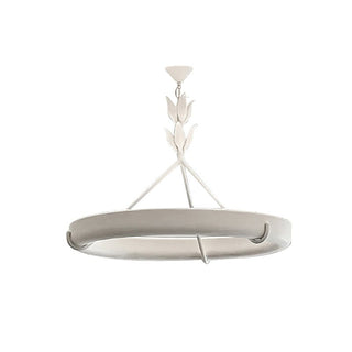 Tinsley Plaster Chandelier-Neutral Decor
