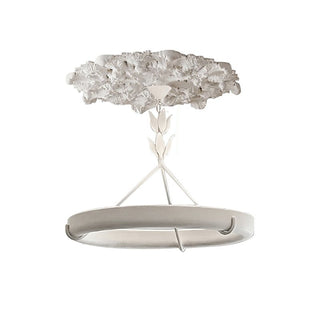 Tinsley Plaster Chandelier-Neutral Decor