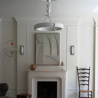 Tinsley Plaster Chandelier-Neutral Decor