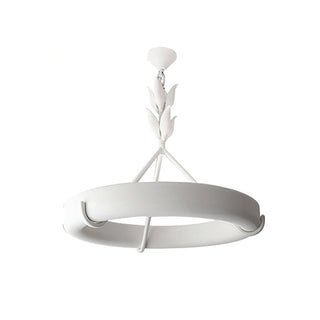 Tinsley Plaster Chandelier-Neutral Decor
