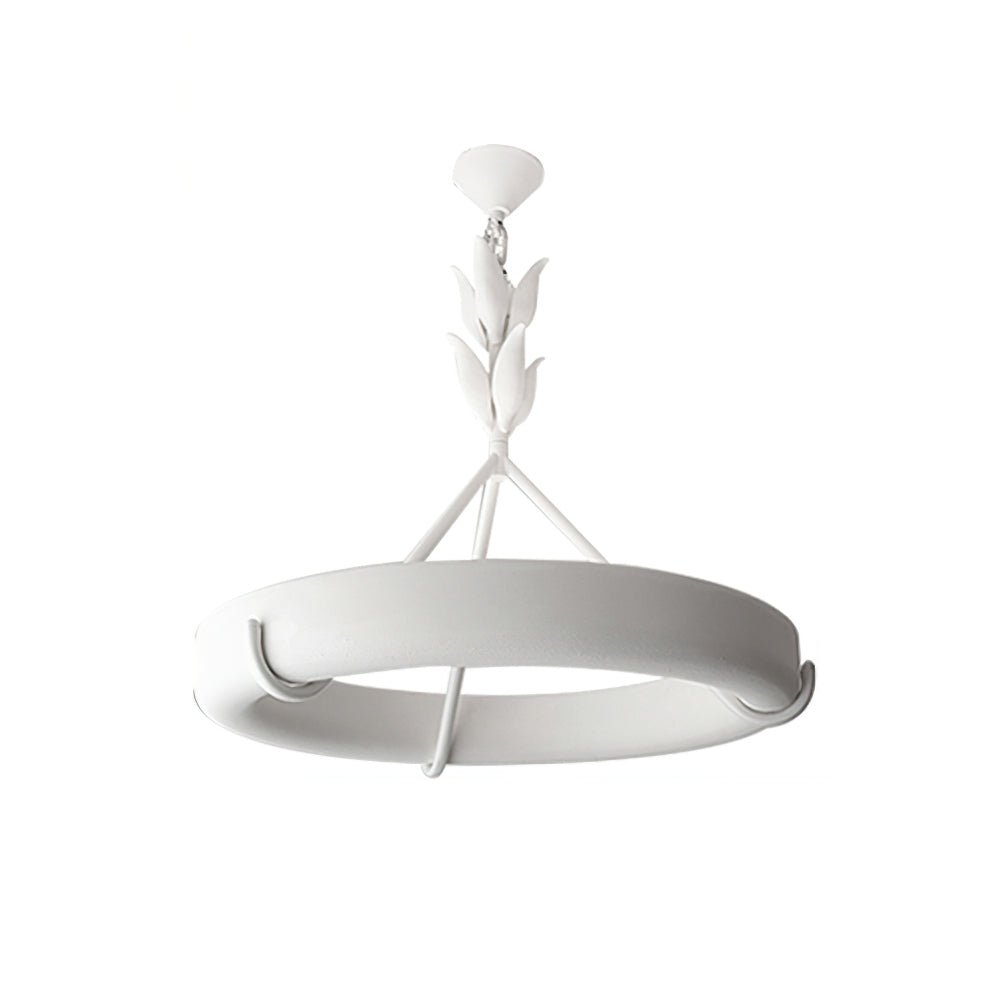 Tinsley Plaster Chandelier-Neutral Decor