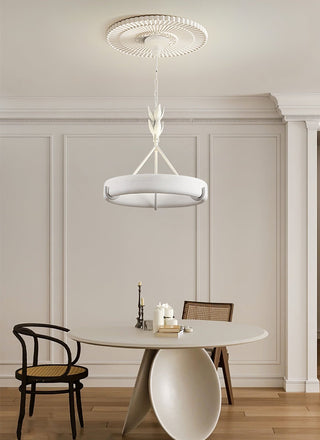 Tinsley Plaster Chandelier-Neutral Decor