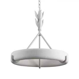 Tinsley Plaster Chandelier-Neutral Decor